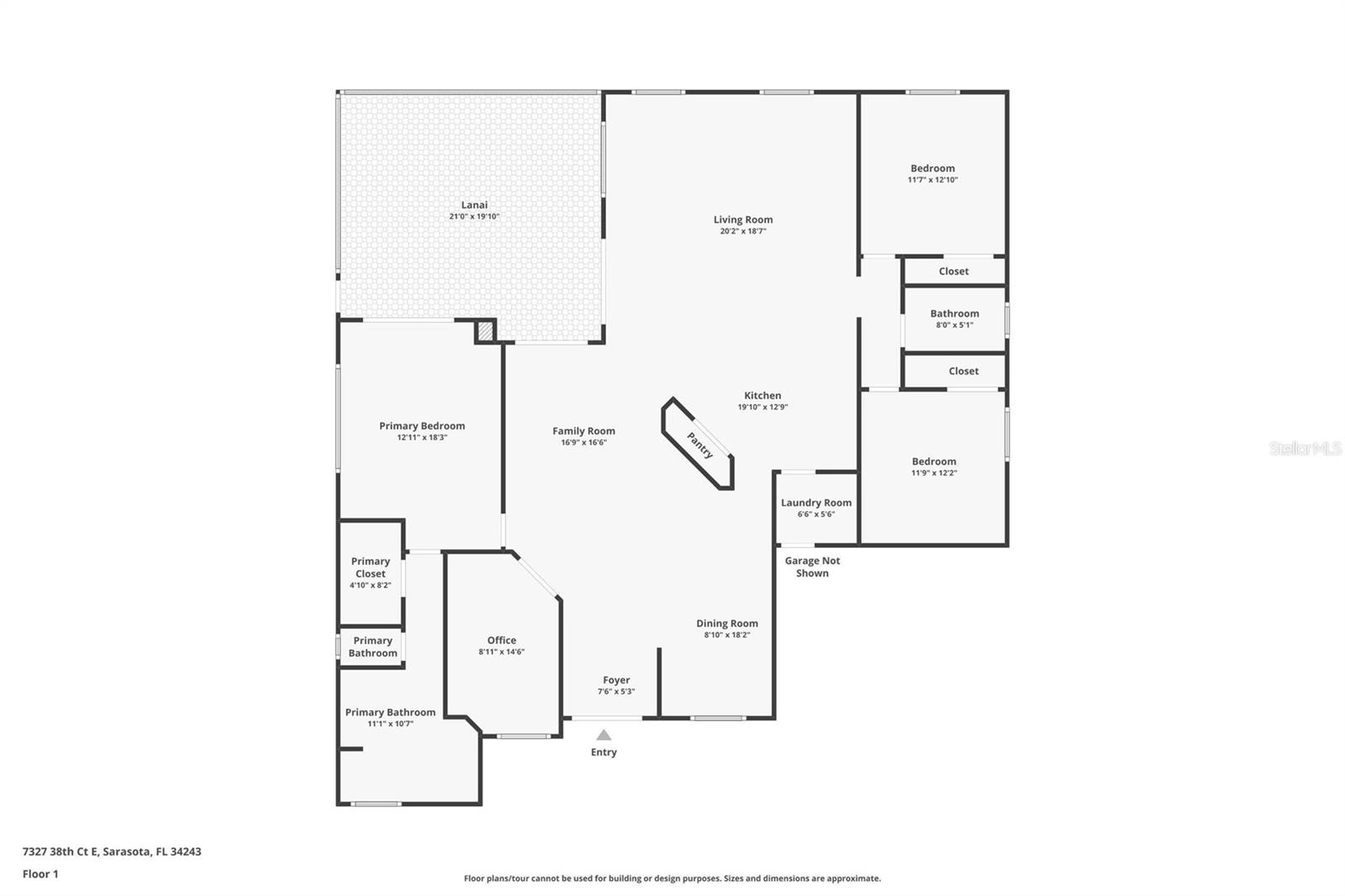 7327 38TH COURT EAST, SARASOTA, FL, 34243