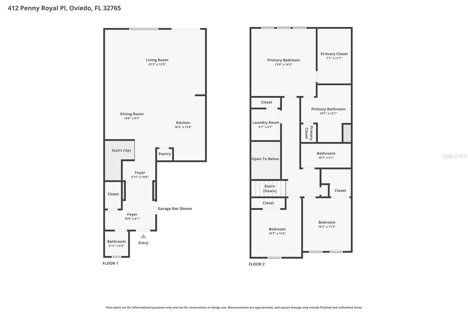 412 PENNY ROYAL PL, OVIEDO, FL, 32765