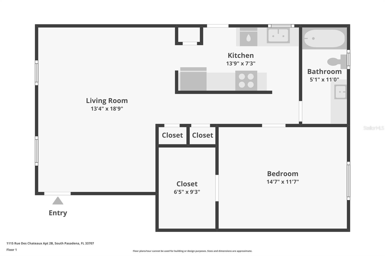 1115 RUE DES CHATEAUX #2A, SOUTH PASADENA, FL, 33707