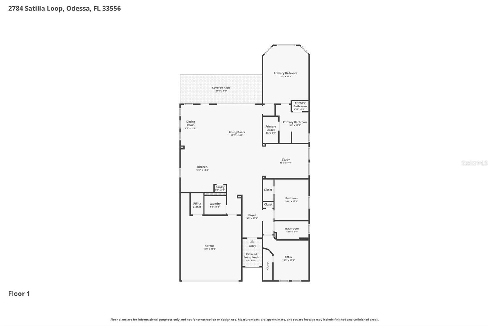 2784 SATILLA LOOP, ODESSA, FL, 33556