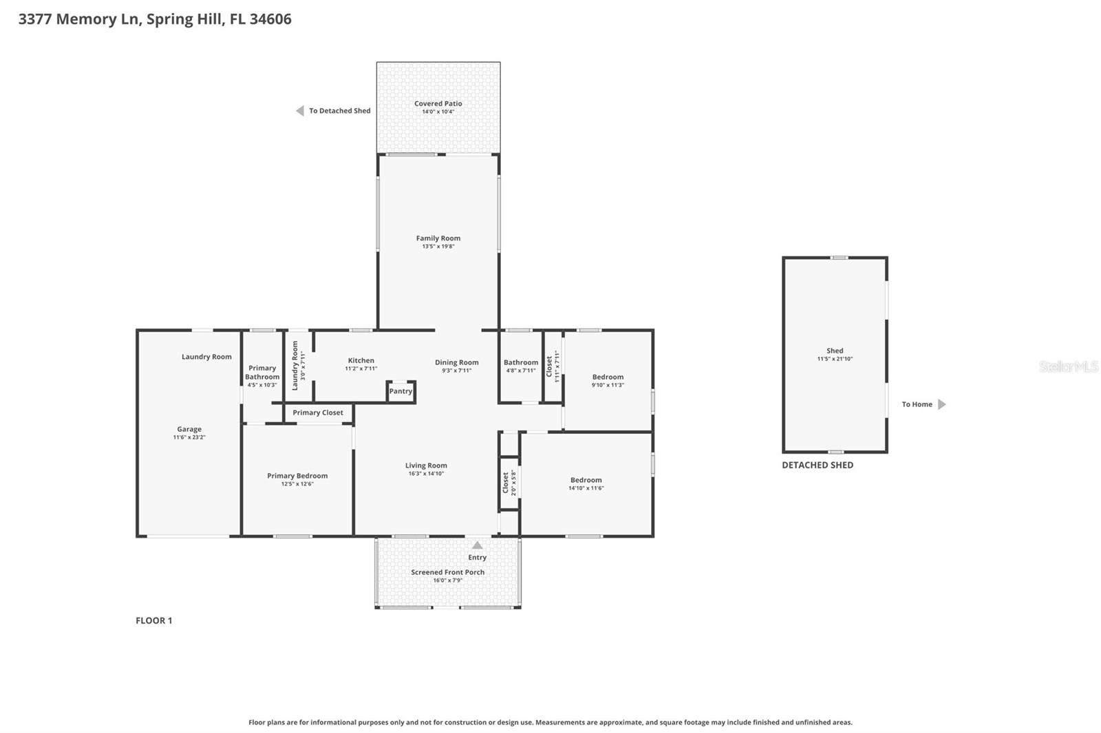 3377 MEMORY LN, SPRING HILL, FL, 34606