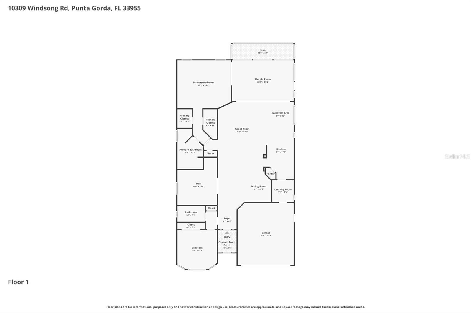 10309 WINDSONG RD, PUNTA GORDA, FL, 33955