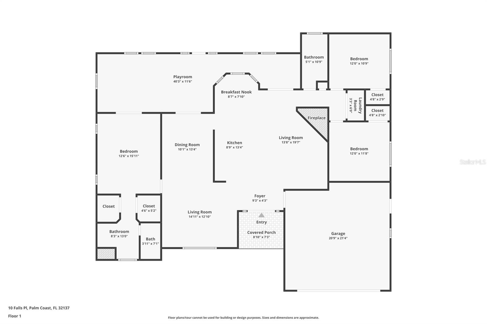 10 FALLS PL, PALM COAST, FL, 32137