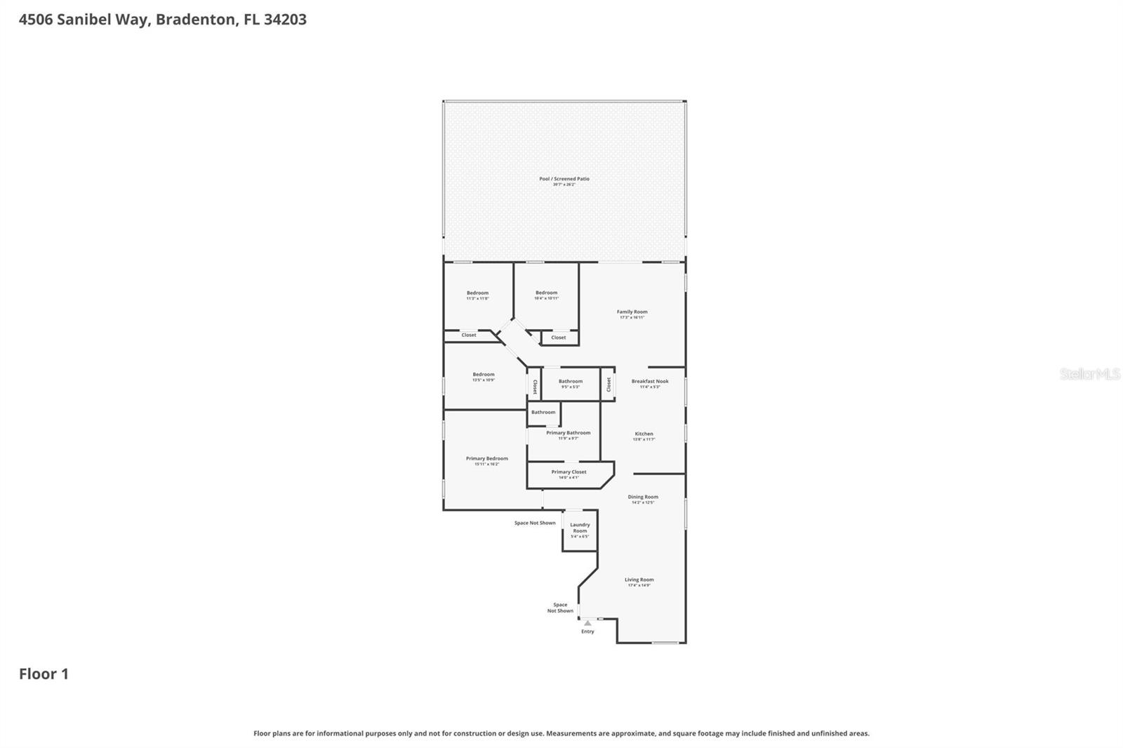 4506 SANIBEL WAY, BRADENTON, FL, 34203