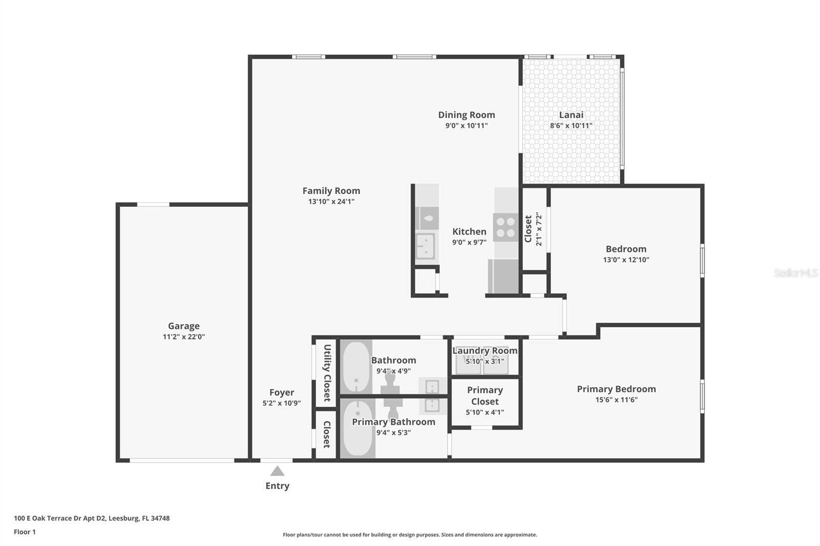 100 E OAK TERRACE DR #D2, LEESBURG, FL, 34748