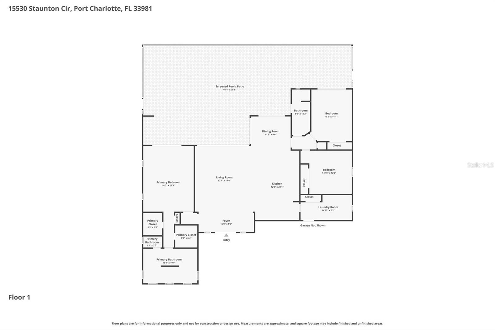 15530 STAUNTON CIR, PORT CHARLOTTE, FL, 33981