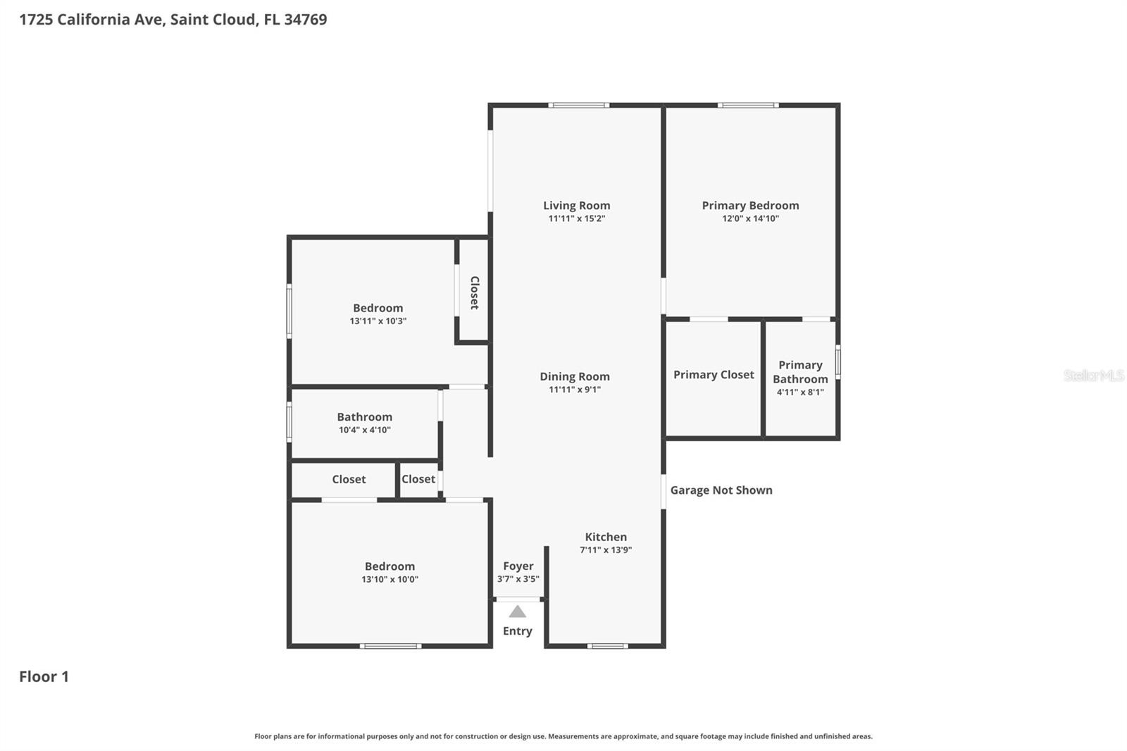 1725 CALIFORNIA AVE, ST CLOUD, FL, 34769