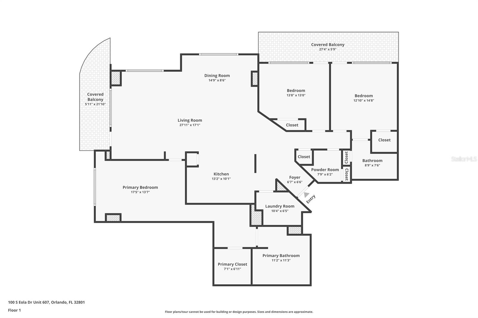 100 S EOLA DR #1609, ORLANDO, FL, 32801