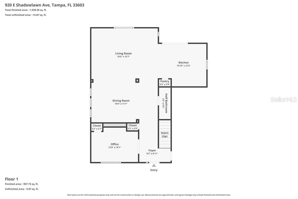 920 E SHADOWLAWN AVE, TAMPA, FL, 33603