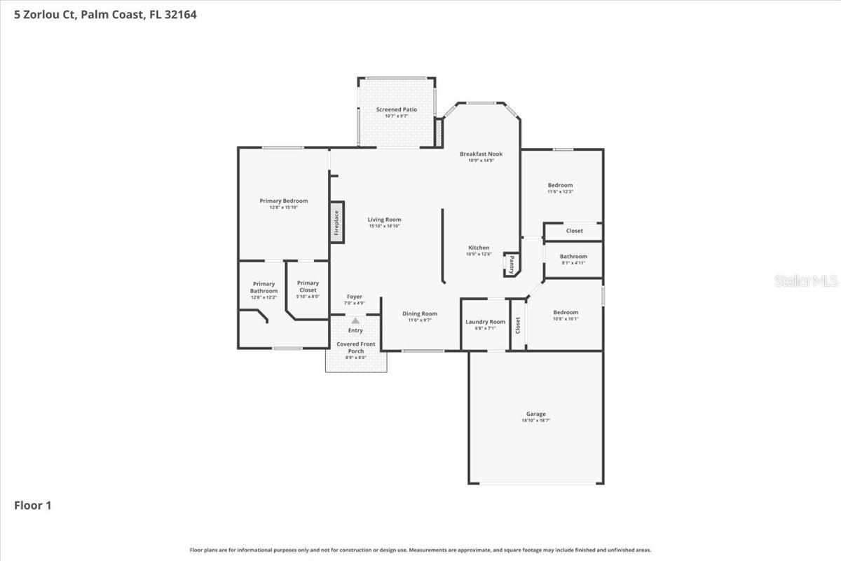 5 ZORLOU CT, PALM COAST, FL, 32164