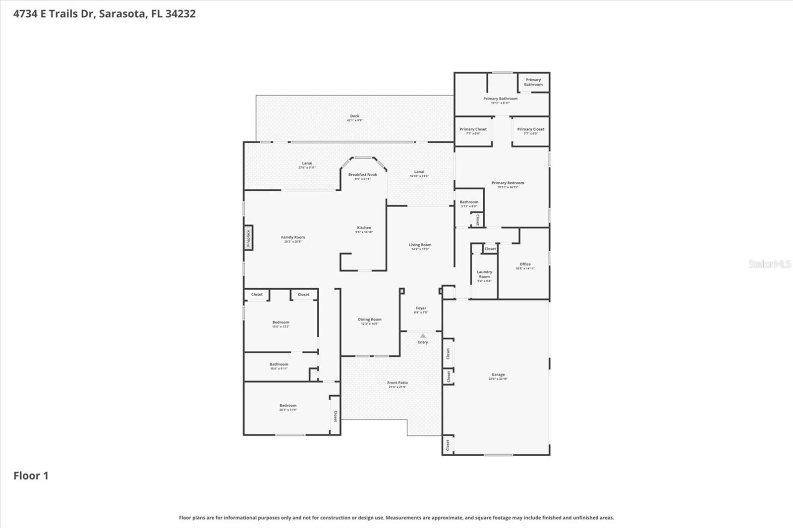 4734 E TRAILS DR, SARASOTA, FL, 34232