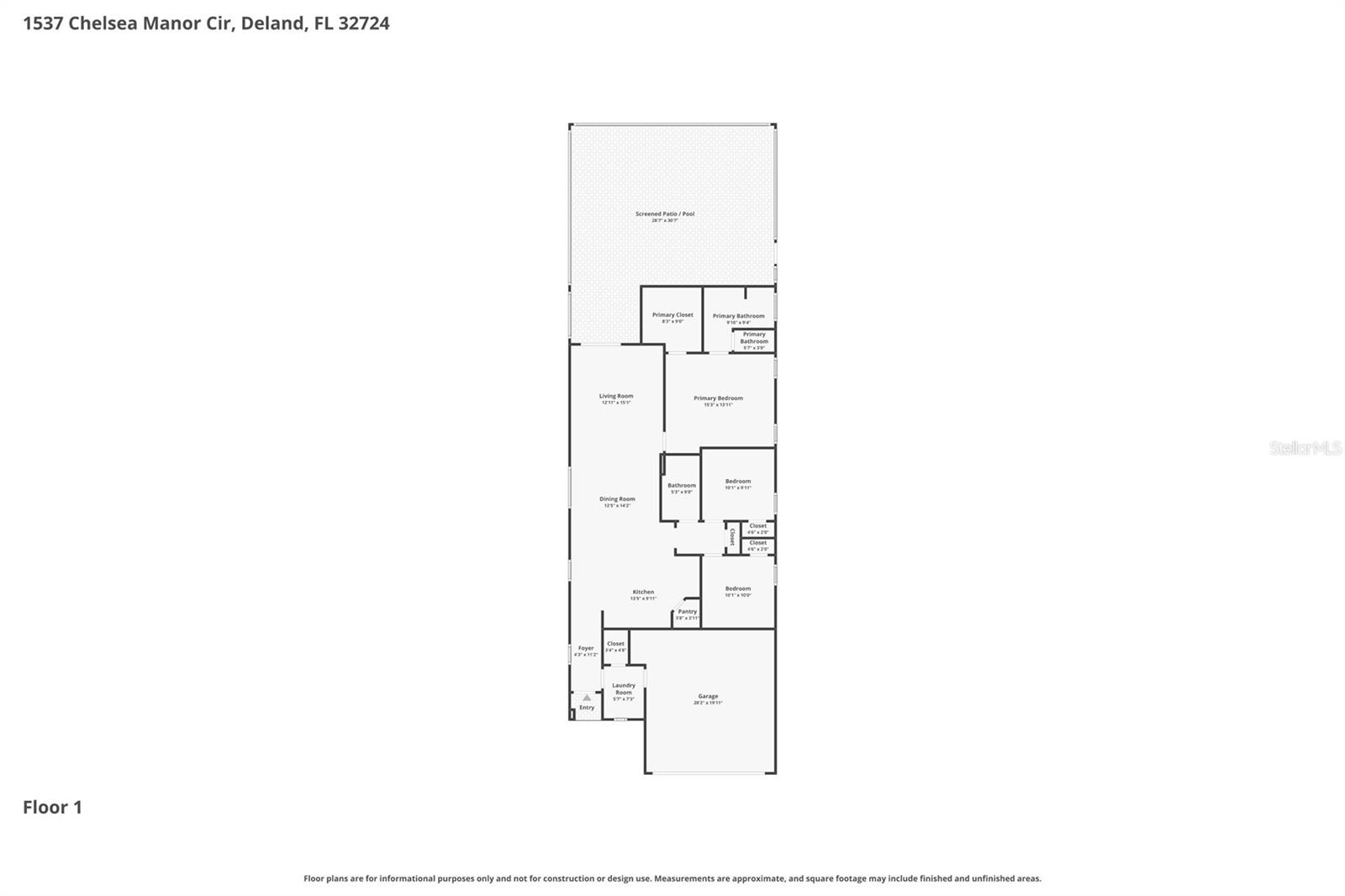 1537 CHELSEA MANOR CIR, DELAND, FL, 32724