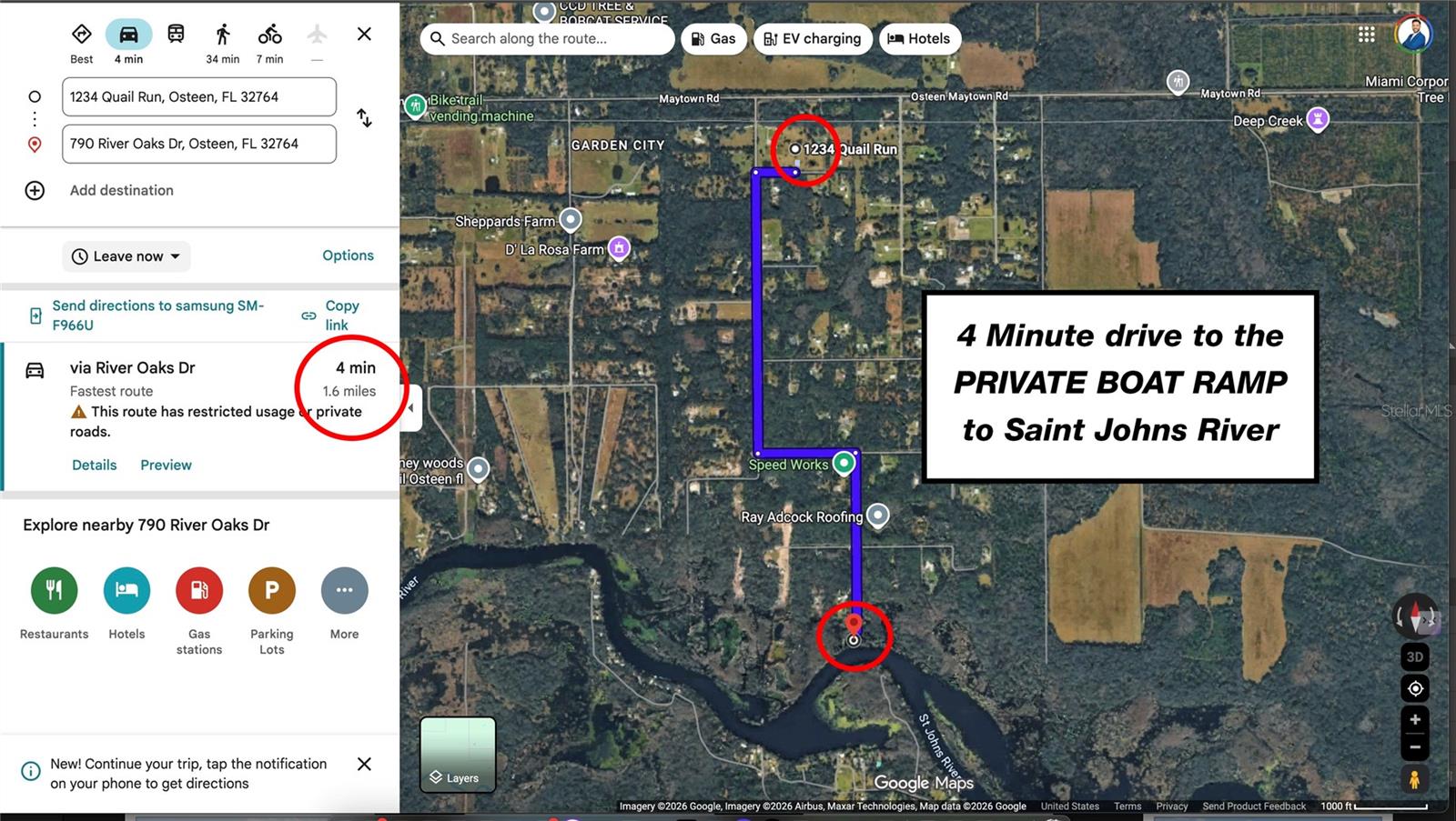 1234 QUAIL RUN, OSTEEN, FL, 32764