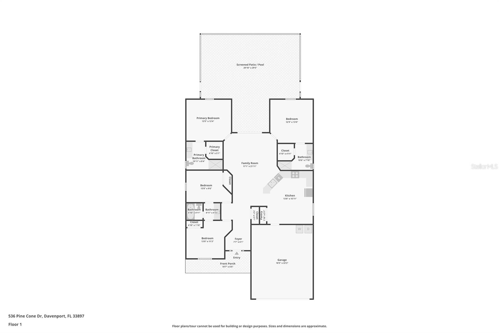 536 PINE CONE DR, DAVENPORT, FL, 33897
