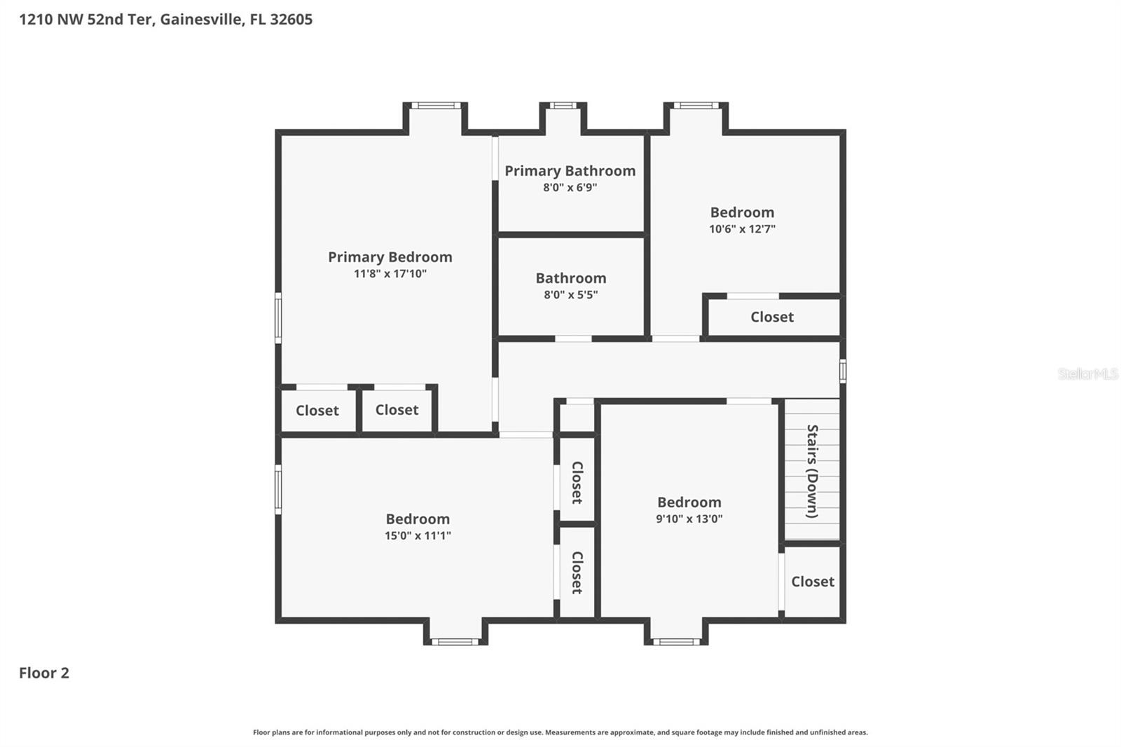 1210 NW 52ND TERRACE, GAINESVILLE, FL, 32606