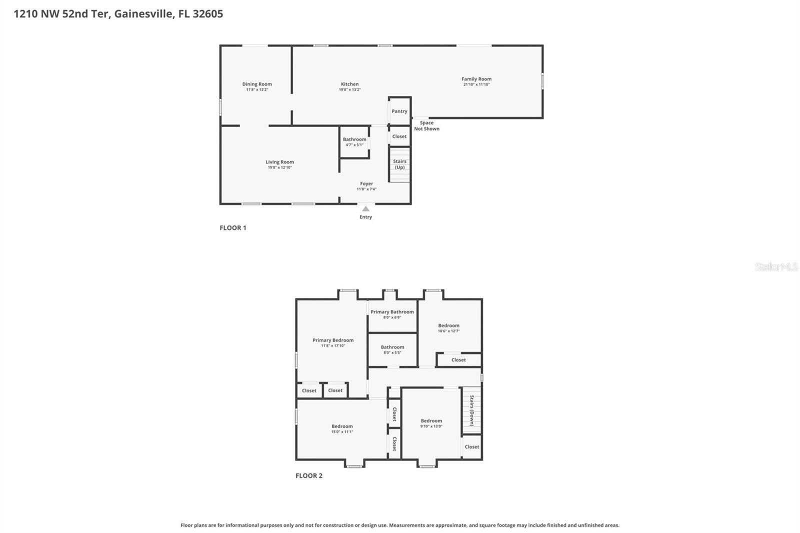 1210 NW 52ND TERRACE, GAINESVILLE, FL, 32606