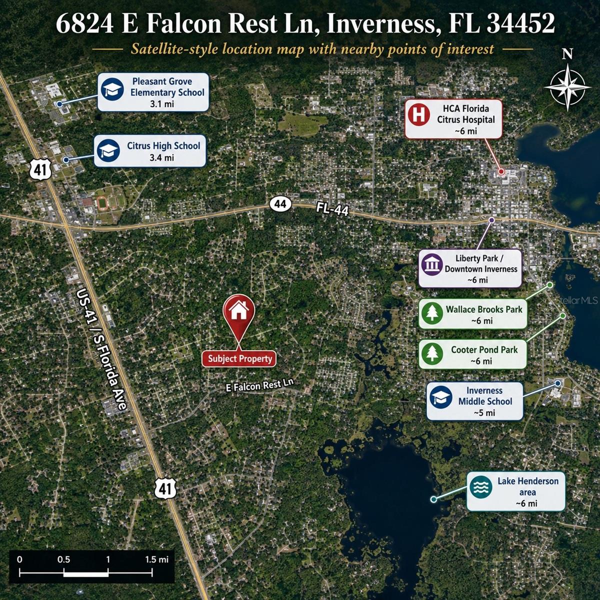 6824 E FALCON REST LN, INVERNESS, FL, 34452