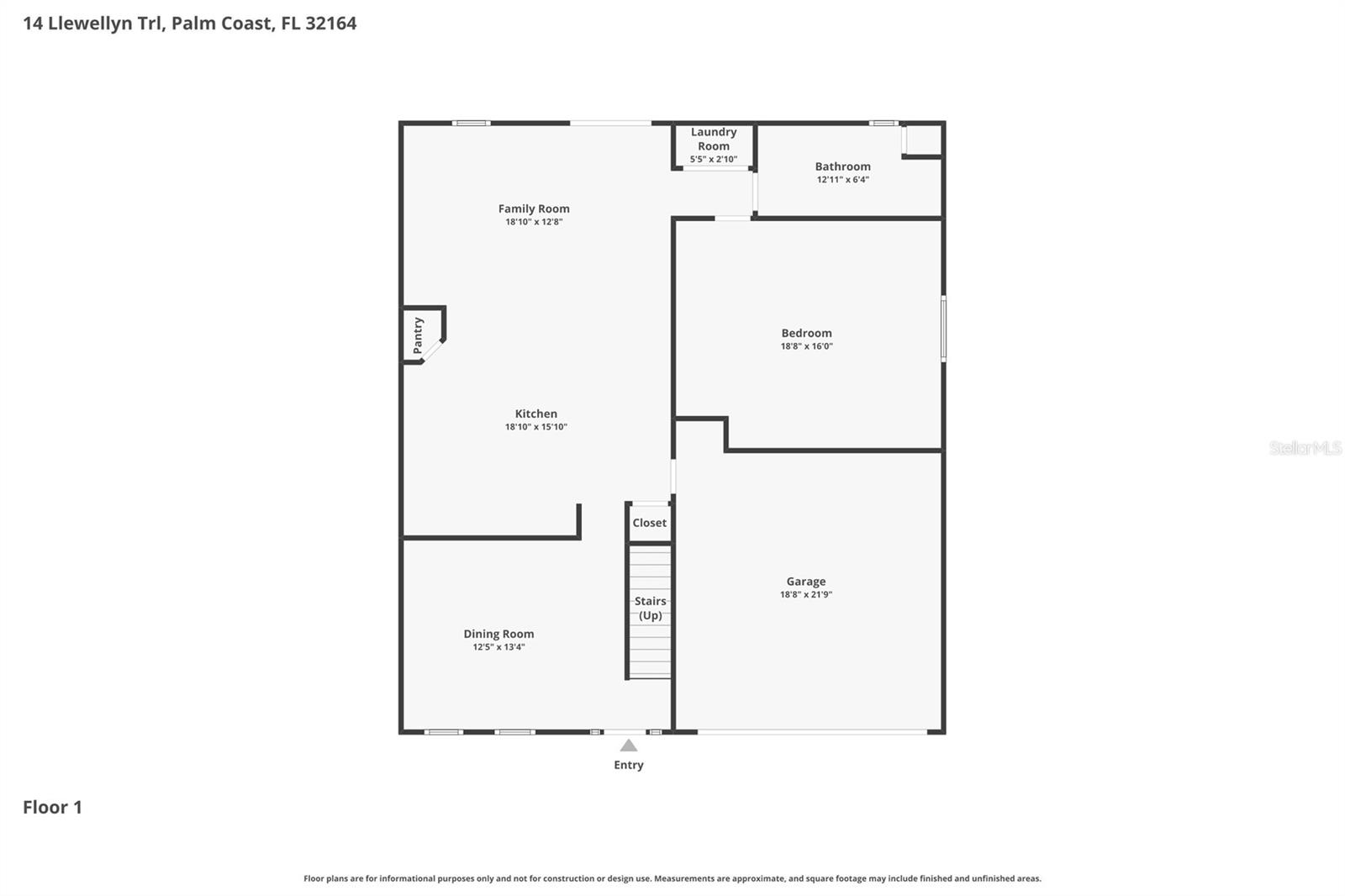 14 LLEWELLYN TRL, PALM COAST, FL, 32164