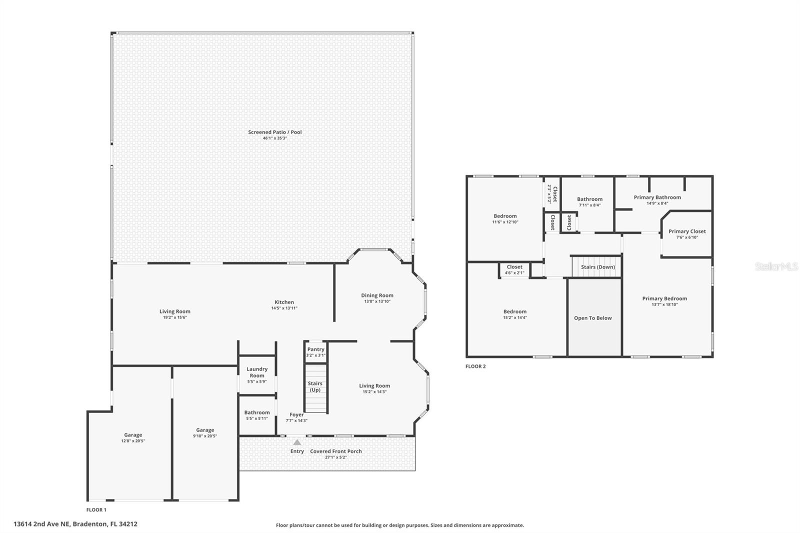 13614 2ND AVE NE, BRADENTON, FL, 34212