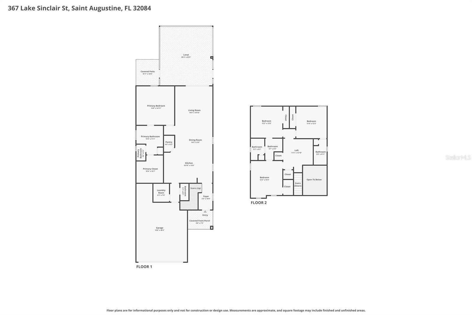 367 LAKE SINCLAIR ST, ST AUGUSTINE, FL, 32084