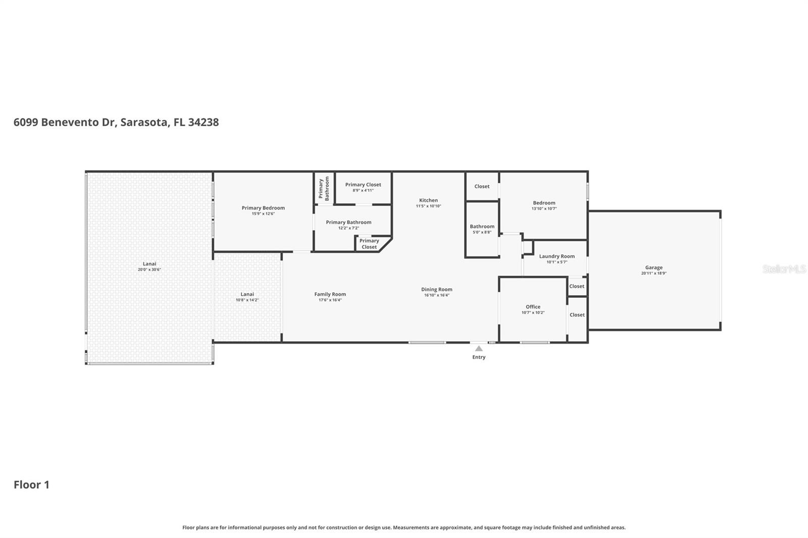 6099 BENEVENTO DR, SARASOTA, FL, 34238