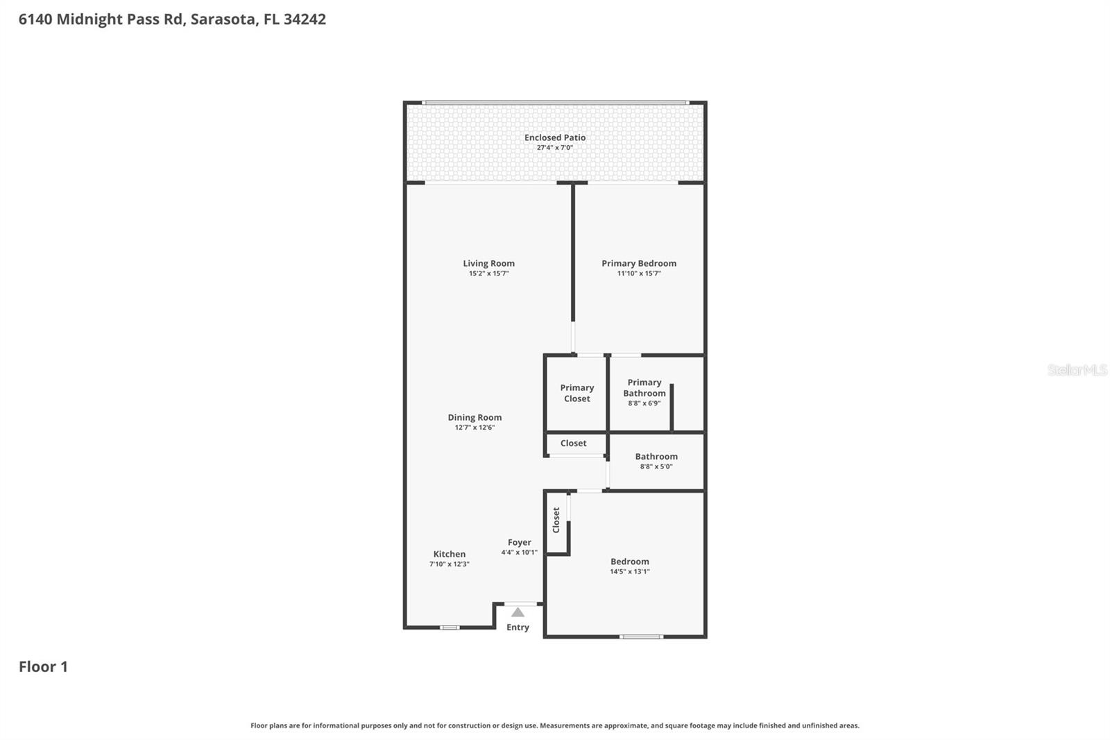 6140 MIDNIGHT PASS RD #606, SARASOTA, FL, 34242