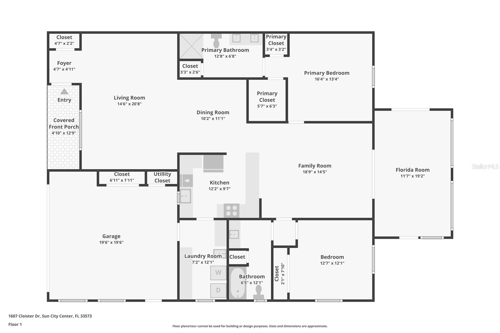 1607 CLOISTER DR, SUN CITY CENTER, FL, 33573