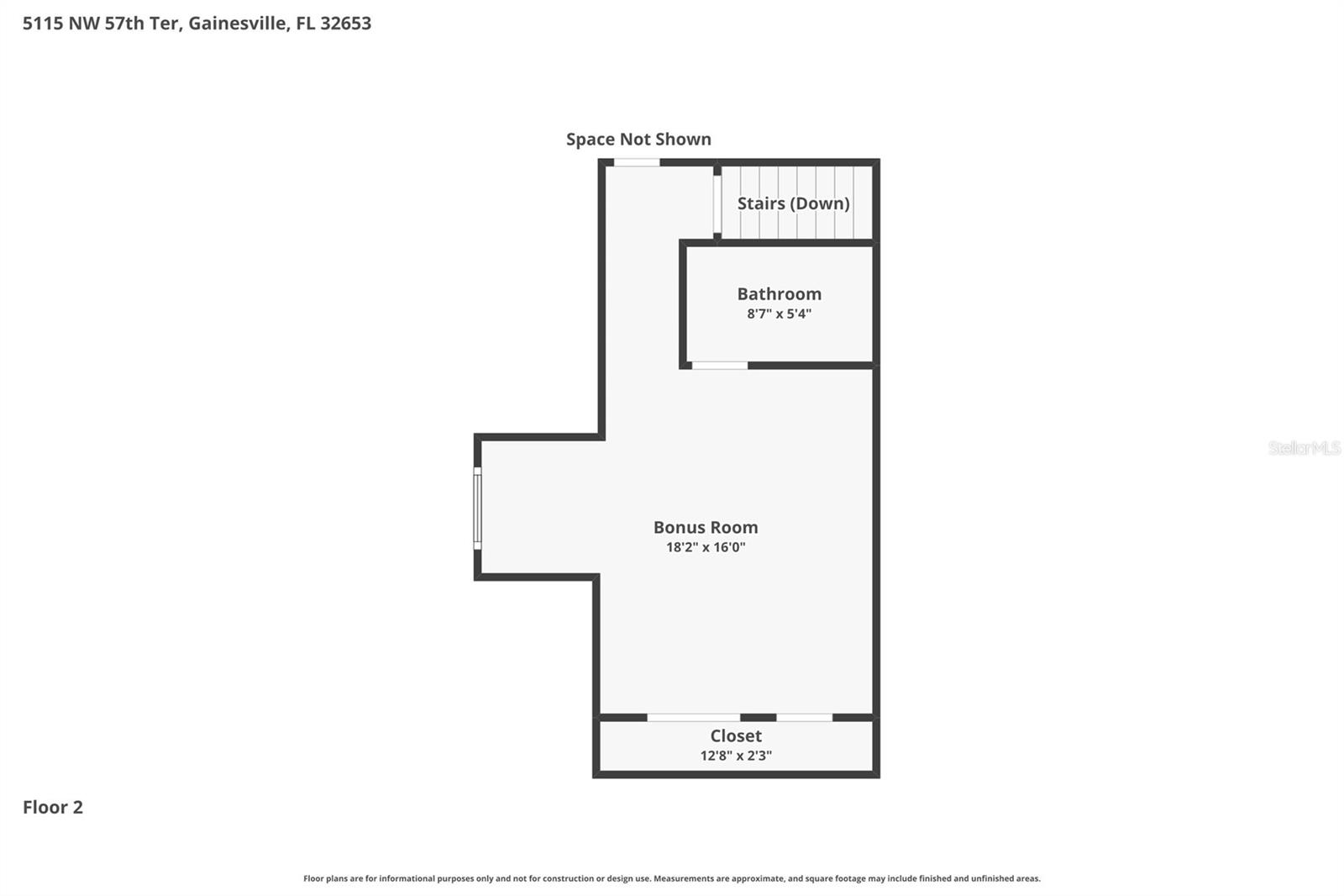 5115 NW 57TH TER, GAINESVILLE, FL, 32653