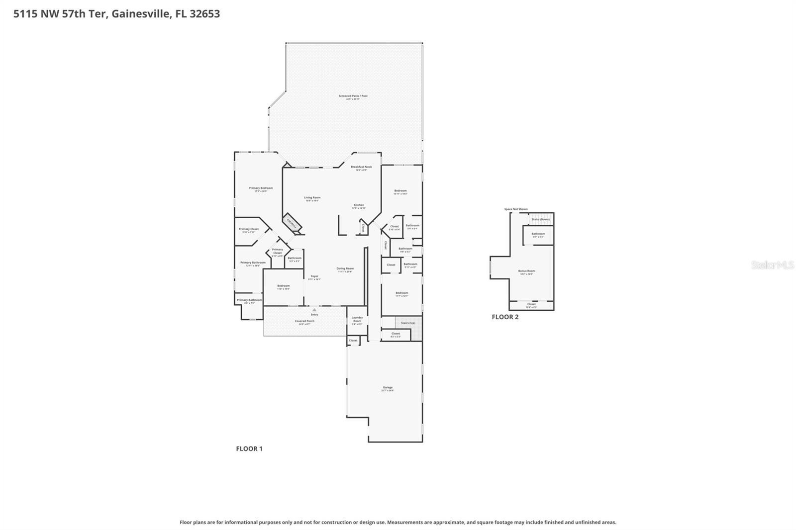 5115 NW 57TH TER, GAINESVILLE, FL, 32653