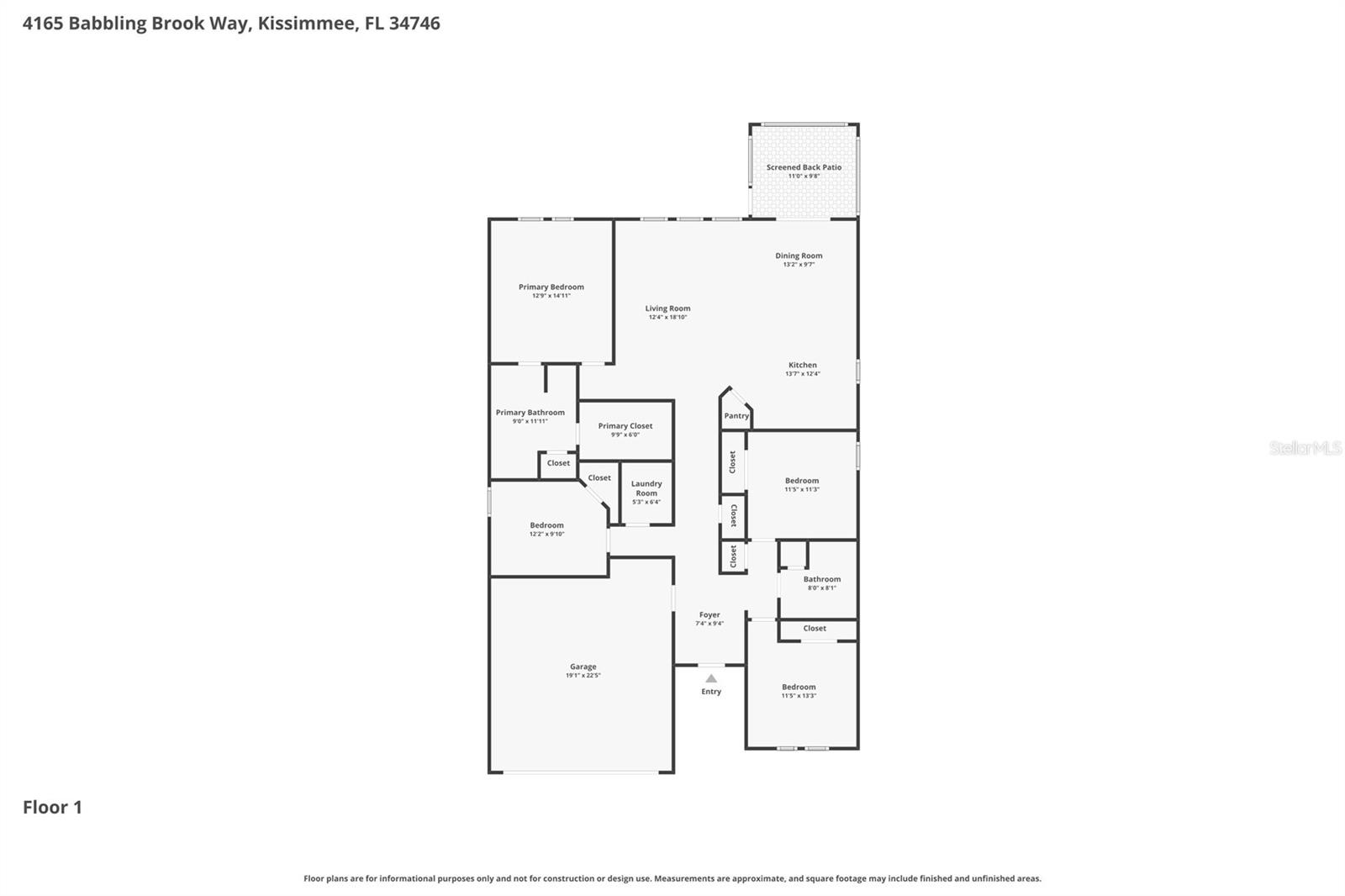 4165 BABBLING BROOK WAY, KISSIMMEE, FL, 34746