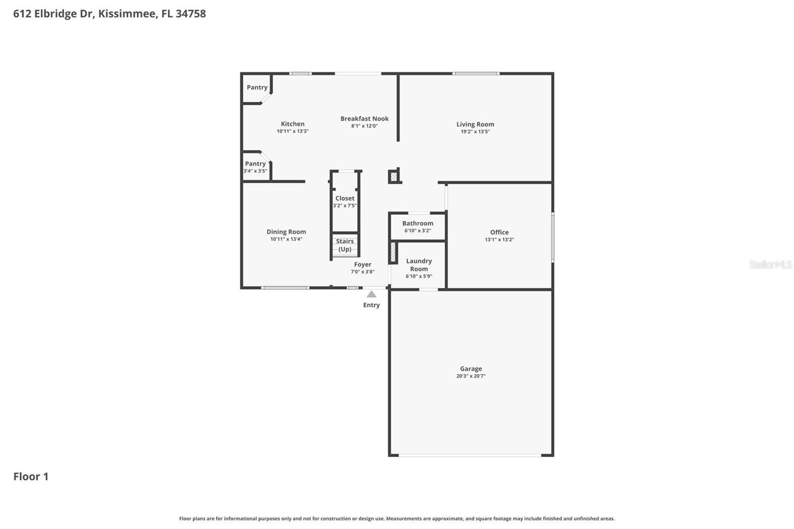 612 ELBRIDGE DR, KISSIMMEE, FL, 34758
