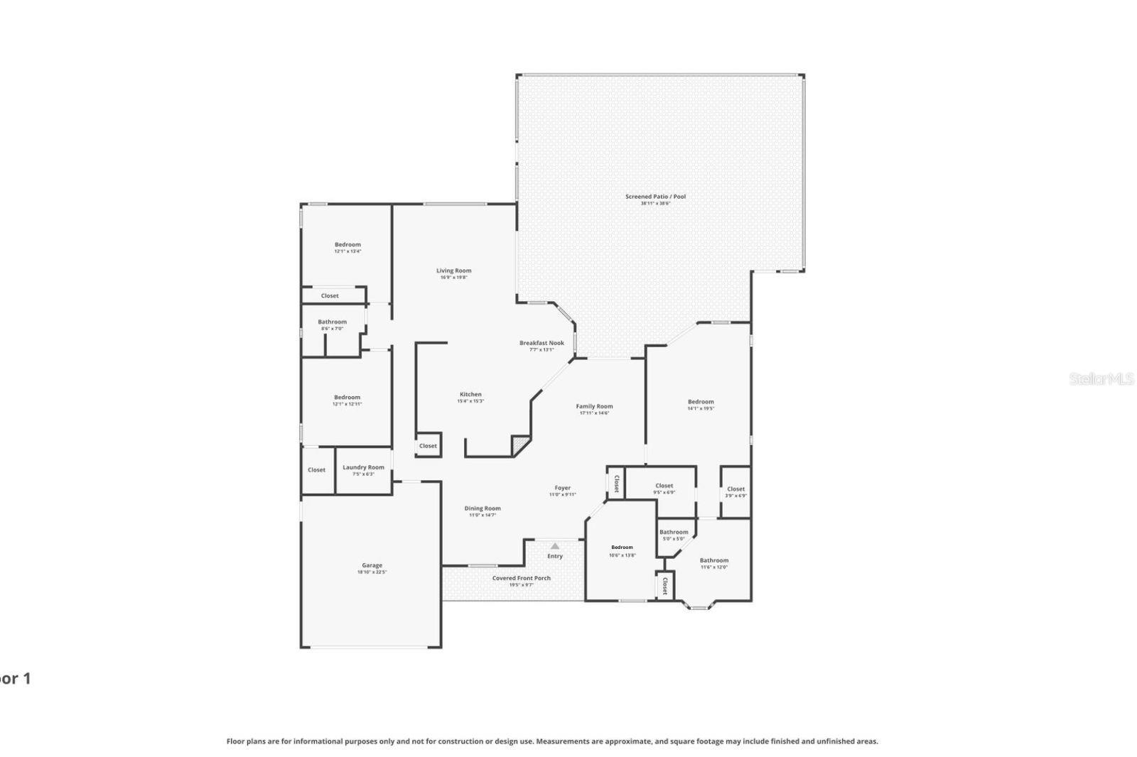 1038 WIDEVIEW AVE, TARPON SPRINGS, FL, 34689