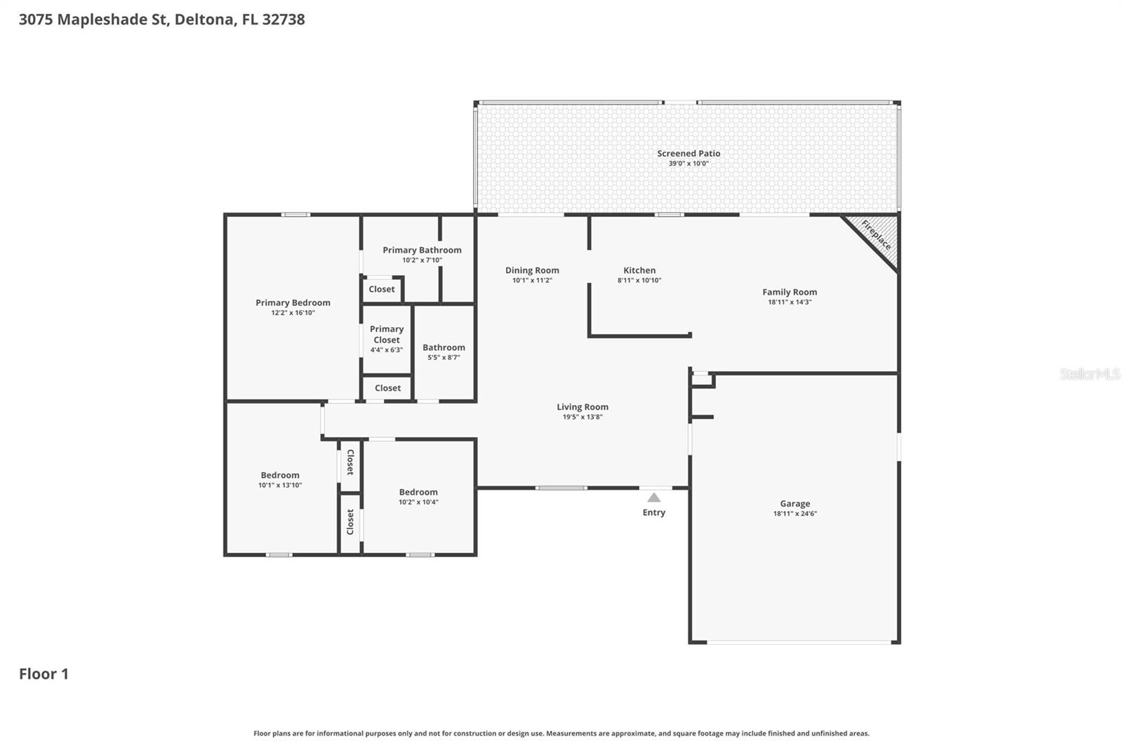 3075 MAPLESHADE ST, DELTONA, FL, 32738