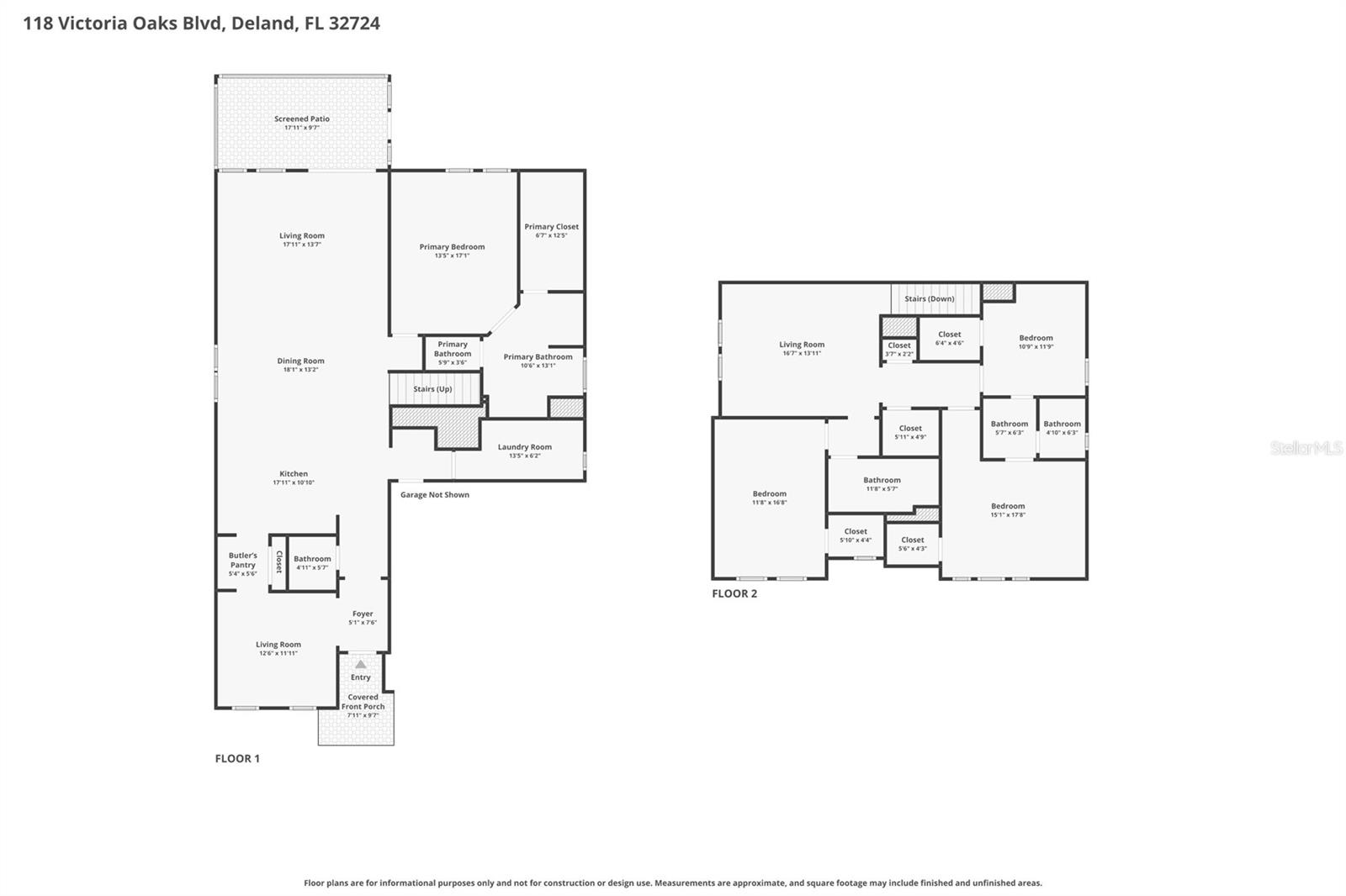 118 VICTORIA OAKS BLVD, DELAND, FL, 32724