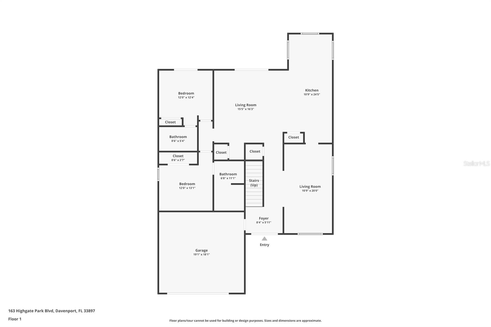 163 HIGHGATE PARK BLVD, DAVENPORT, FL, 33897