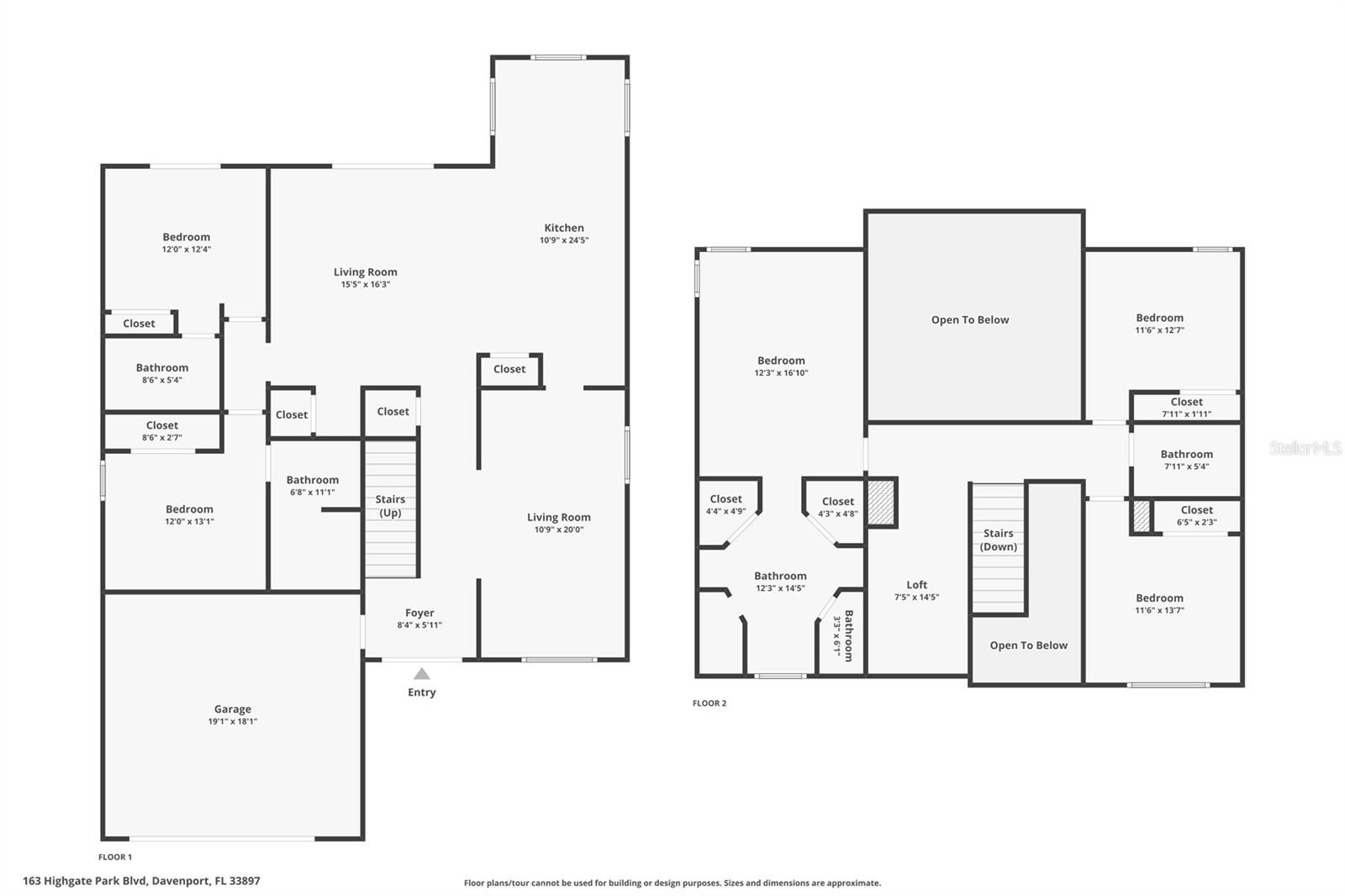 163 HIGHGATE PARK BLVD, DAVENPORT, FL, 33897
