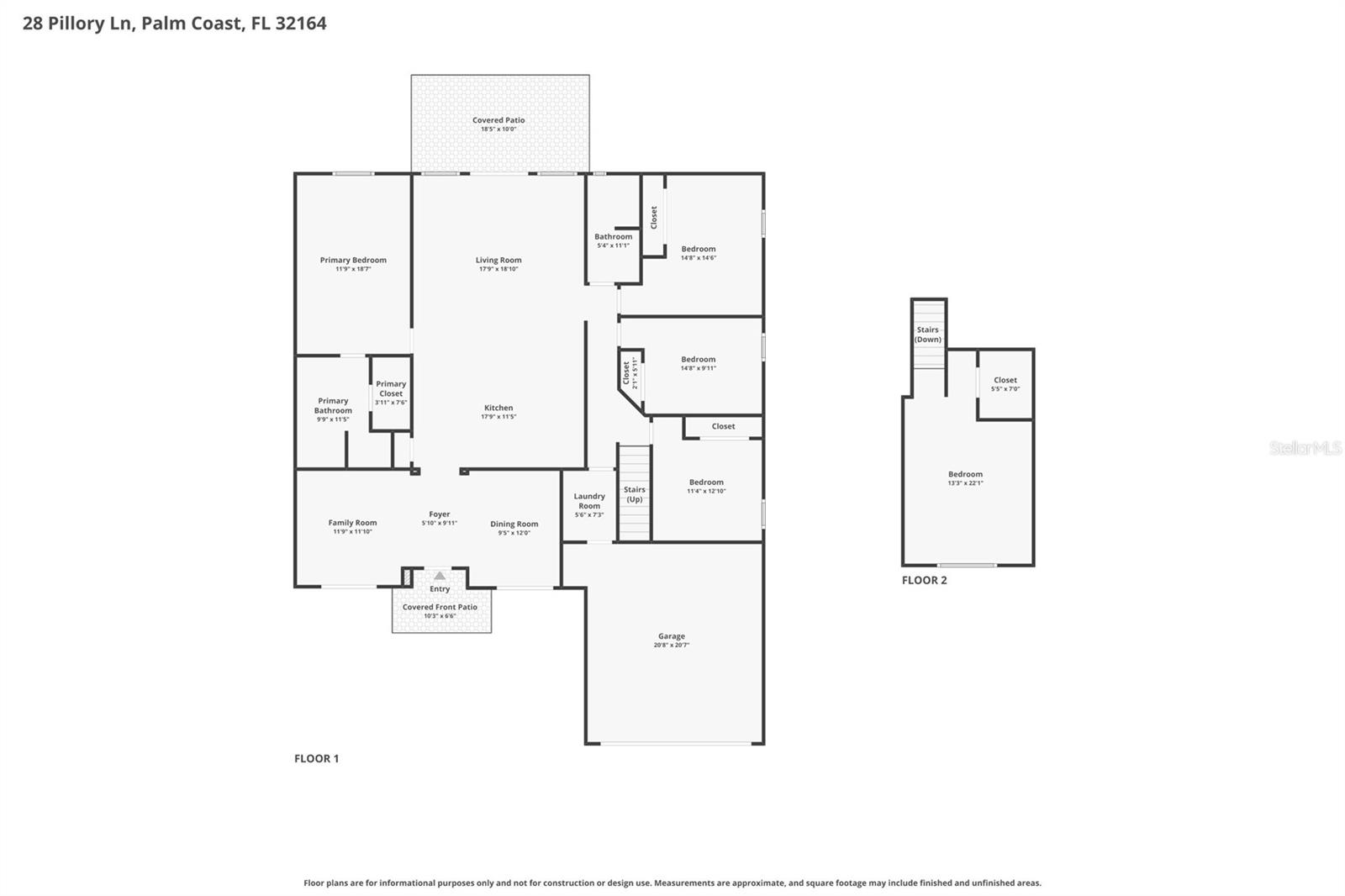 28 PILLORY LN, PALM COAST, FL, 32164