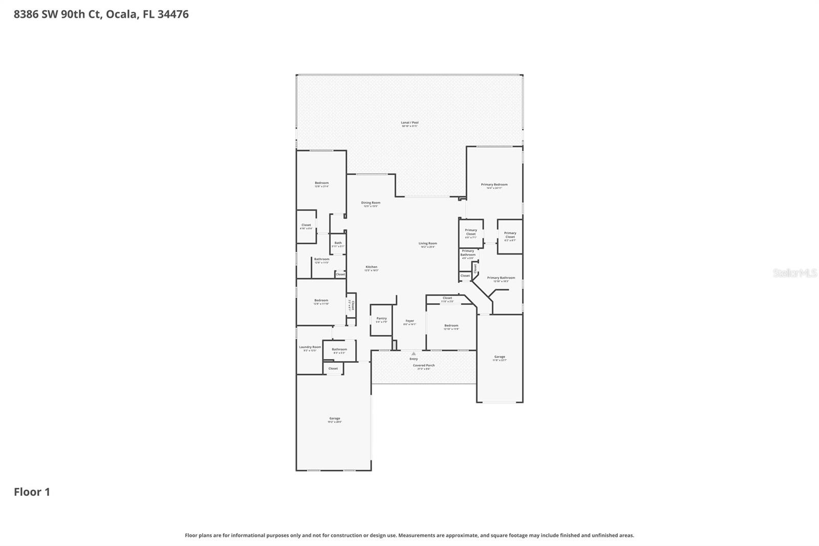 8386 SW 90TH CT, OCALA, FL, 34481
