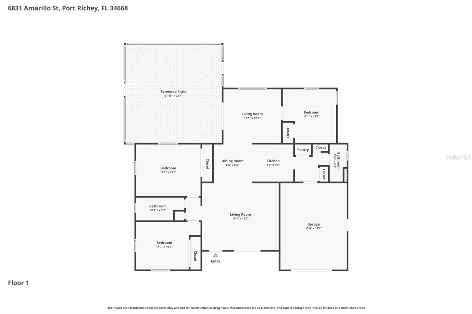 6831 AMARILLO ST, PORT RICHEY, FL, 34668