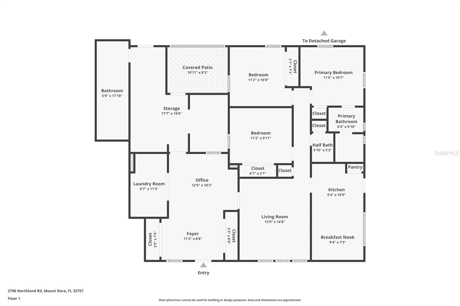 2796 NORTHLAND RD, MOUNT DORA, FL, 32757