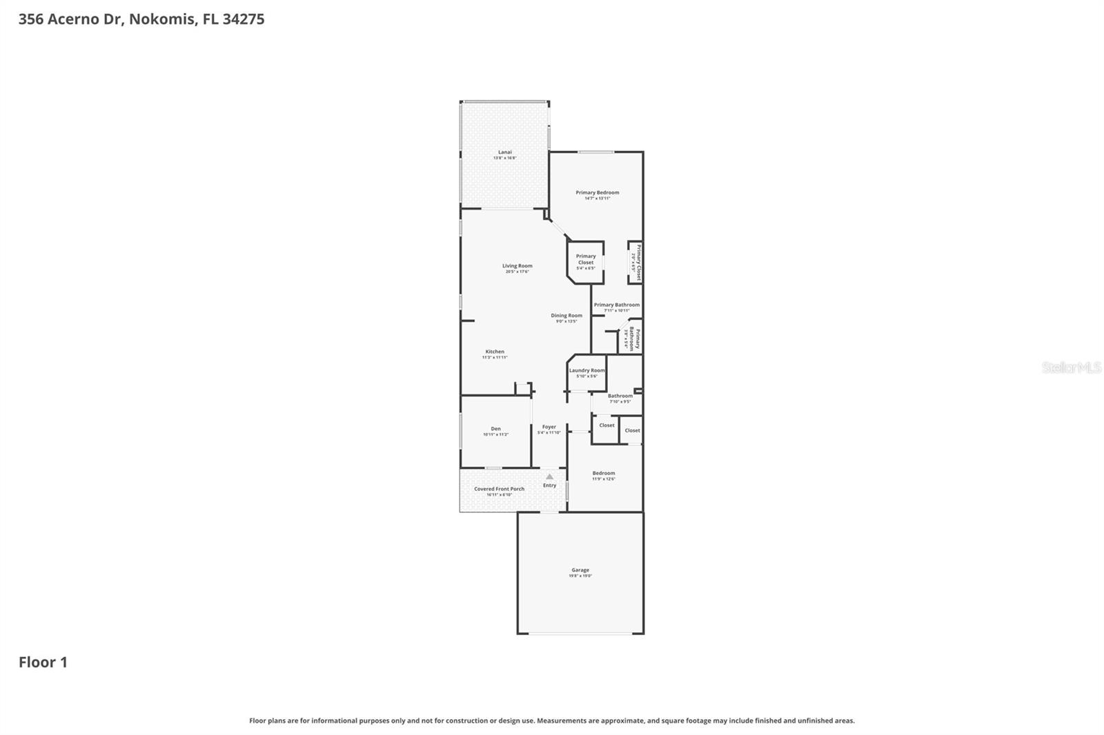 356 ACERNO DR, NOKOMIS, FL, 34275