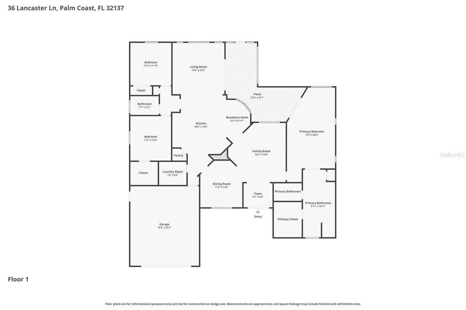 36 LANCASTER LN, PALM COAST, FL, 32137