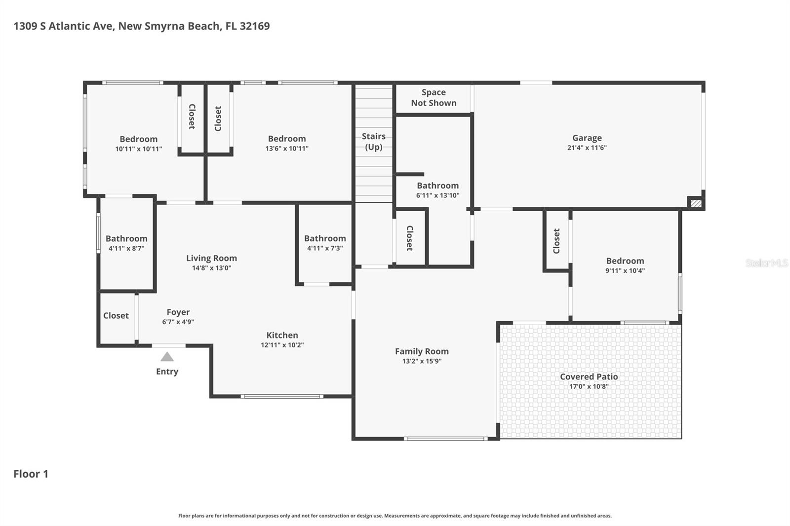 1309 S ATLANTIC AVE, NEW SMYRNA BEACH, FL, 32169
