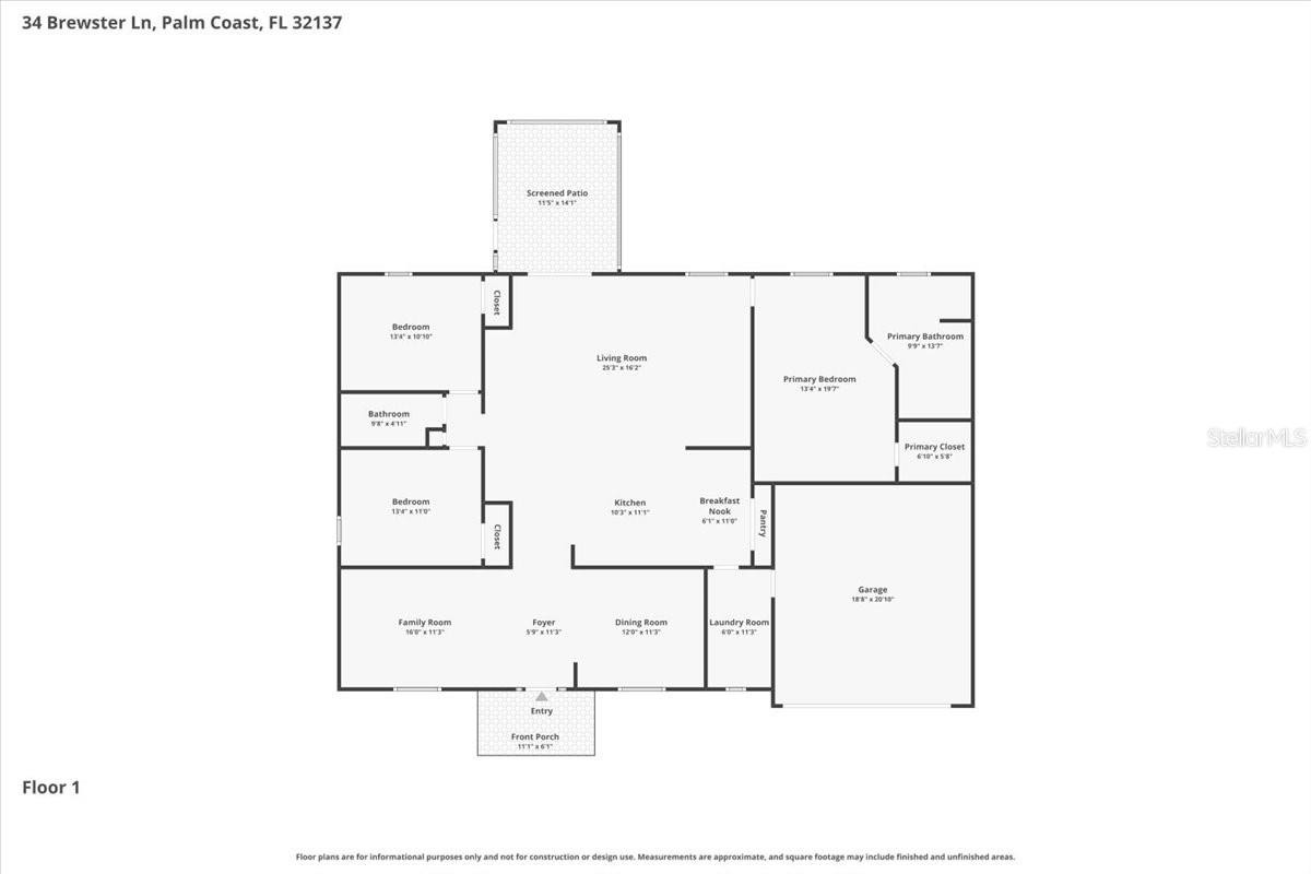 34 BREWSTER LN, PALM COAST, FL, 32137