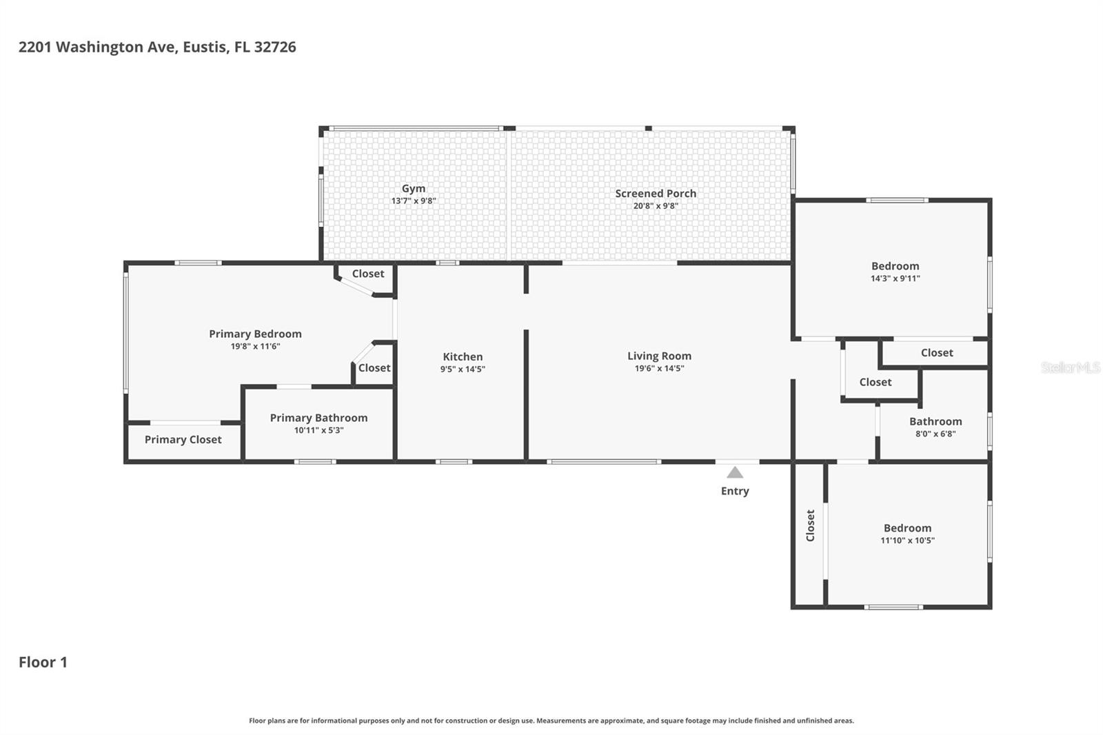 2201 WASHINGTON AVE, EUSTIS, FL, 32726