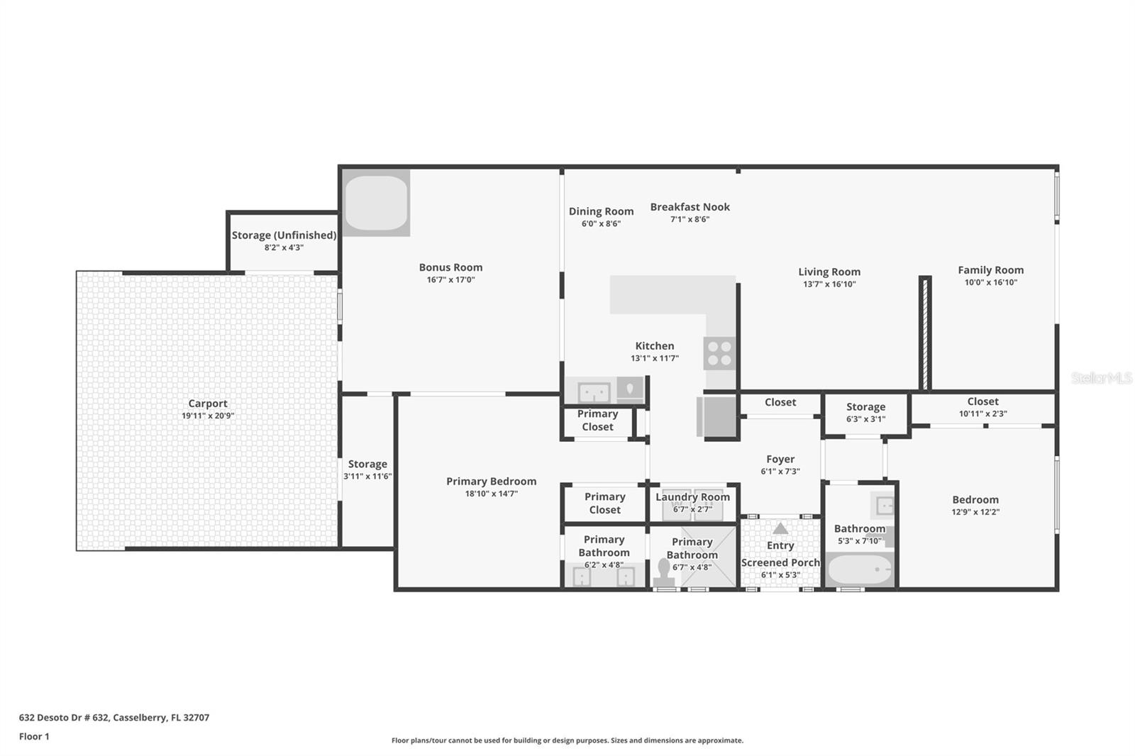 632 DESOTO DR #632, CASSELBERRY, FL, 32707
