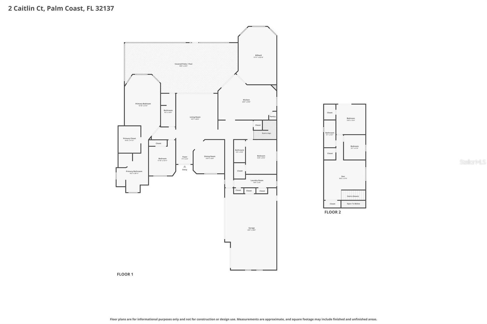 2 CAITLIN CT, PALM COAST, FL, 32137