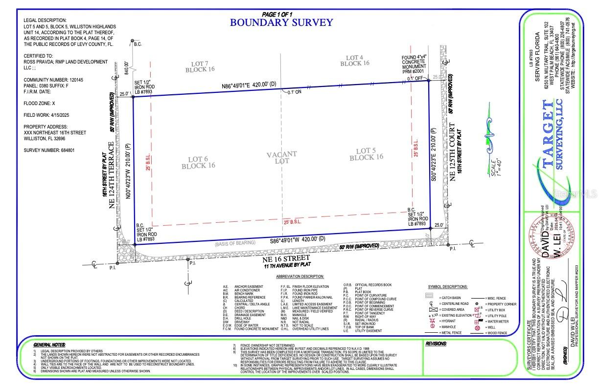 12671 NE 16TH ST, WILLISTON, FL, 32696
