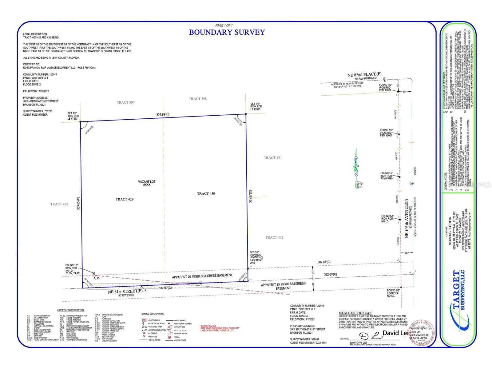 10451 NE 81ST ST, BRONSON, FL, 32621