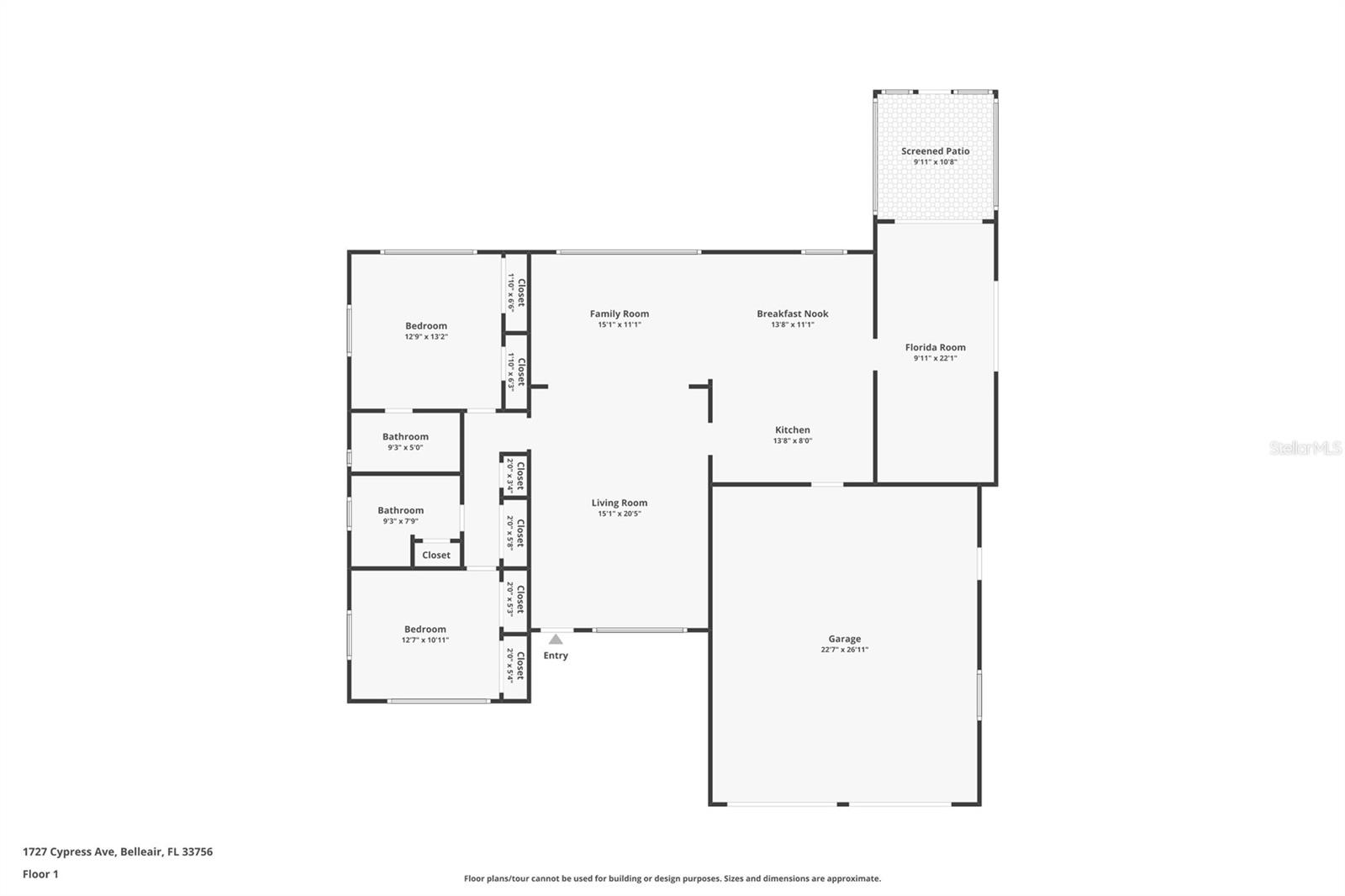 1727 CYPRESS AVE, BELLEAIR, FL, 33756